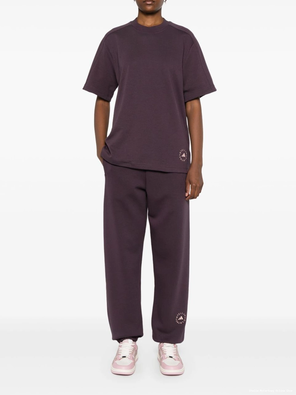 Affordable Stella Women track logo-print McCartney adidas by pants 0701